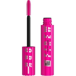 Maybelline Lash Sensational Fiewok 세척 가능한 마스카라 최대 24시간 착용 가능 연장 및 볼류마이징, 1개