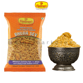 Haldiams Bhujia Sev Spicy Indian Snack 할디람 부지아 세브 매콤한 인도 스낵, 2개, 150g