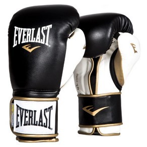 EVERLAST 파워 락 트레이닝 글러브, 10온스, 블루