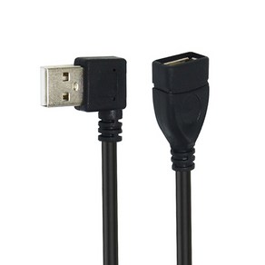 USB2.0 연장 우향꺽임 0.3m MBF-UF203R90, 1개