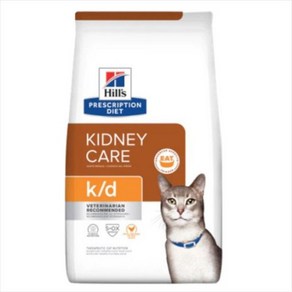 힐스 캣 k/d kd 1.81kg 3.85kg Feline Kidney Cae 신장/심장, 1개