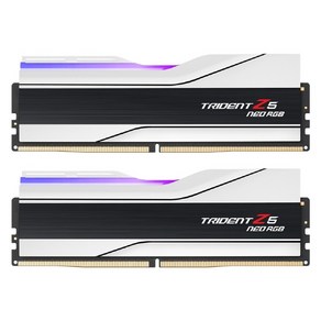 G.SKILL DDR5-6000 CL28 TRIDENT Z5 NEO RGB J 화이트 패키지 (32GB(16Gx2)), 2개