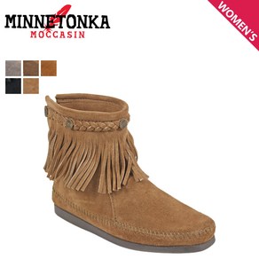 미네통카 MINNETONKA 부츠 하이 탑 백 집 숏 앵클 부츠 웨스턴 5컬러