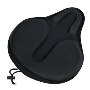 DMSCOOP Bicycle Saddle Cover Indoor Bike Cycle Replacement Saddle, 1 Piece, Black