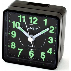 CASIO TQ140 여행용 알람 시계 - 블랙(제조업체에서 단종), 단일옵션