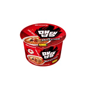 맵탱 큰컵 흑후추 소고기라면 110g, 6개