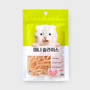 콜리올리 미니 슬라이스치킨&대구, 50g, 1개