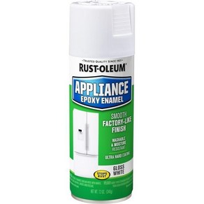 Rust-Oleum 7881830 특수 기기 에폭시 스프레이 페인트 12oz 흰색, White, 12 oz, 1개