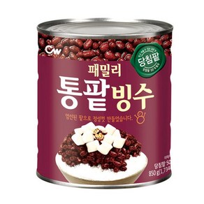 청우 패밀리통팥빙수 850gx2개, 850g, 2개