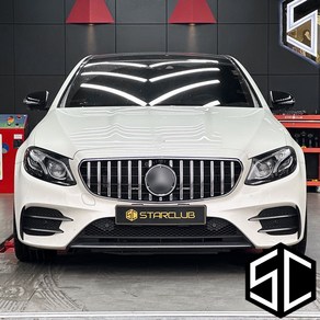 스타클럽 벤츠 E클래스 세로그릴 W213 (17년~20년 페리전) E200 / E250 E300 아방가르드 / AMG라인 E300e / E350 E400 / E450 E220d /, 부산장착점(공임비 10만 현장지불), 블랙