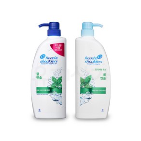 헤드앤숄더 쿨멘솔 샴푸850ML+린스850ML 비듬완화 가려움완화 시원한 샴푸린스 세트(해피바스 바디워시 8g 증정)