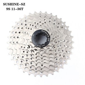 자전거 스프라켓 sunshine-sz mtb 카세트 8 9 10 11 12 속도 velocidade 카세트 스프로킷 36t 40t 42t 46t 50t 52t fo, 9단 11-36t, 1개