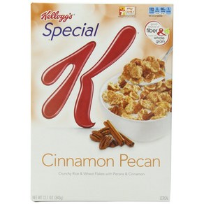 Kellogg's Special K Cinnamon Pecan Ceeal 12.1 Ounce (3 Kellogg's Special K 시나몬 ​​피칸 시리얼 12.1온스(3팩, 343g, 3개