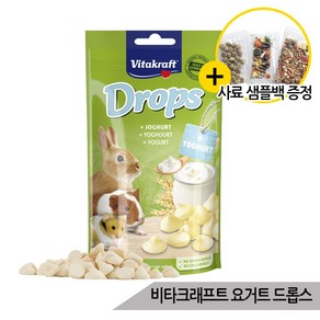 비타크래프트 요거트 드롭스 토끼 햄스터 간식 75g, 1개