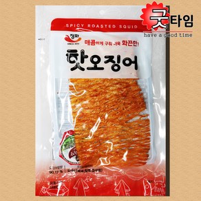 정화식품 핫오징어 35g 5봉, 5개