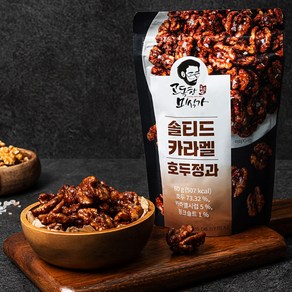 고독한미식가 솔티드카라멜 호두정과 강정 80g 간식, 5개