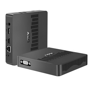 미니 PC 지원 M.2 SSD 2TB 확장 프로세서 N3350 4K HD 및 VGA 듀얼 디스플레이 BT 2.4/5G WiFi USB3.0 LAN VESA 마운트/가정/비즈니스, WIN10 Po, 회색, 6GB