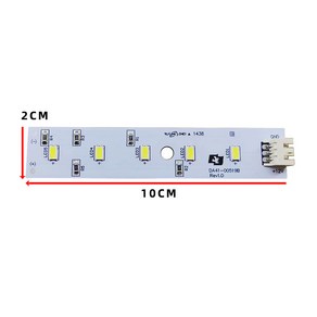 냉장고용 LED 램프 라이트 스트립 디스플레이 조명 보드 부품 DA41 00519B DC12V 1