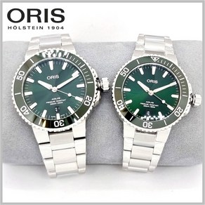 오리스 ORIS 아퀴스 데이트 그린 오토매틱 남성메탈시계 (39.50mm43.50mm)