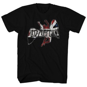 ROCKPANDA Led Zeppelin 반팔티 Icarus Flag Logo