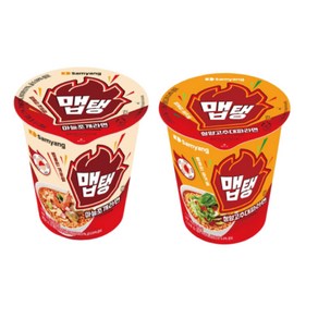 삼양 맵탱 컵 청양고추대파라면 소컵 65g + 마늘조개라면 65g, 3세트