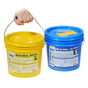 Smooth-On 부드러운 저점도 부가형 실리콘 Mold Sta 16 Fast(8.16kg) - 경도 16A 경화시간 30분, 1개, 8.16L