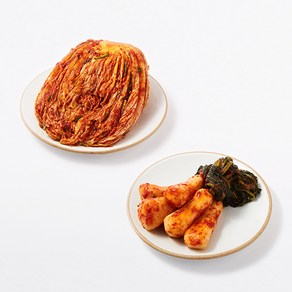 [홍진경] 더김치 포기김치 3kg+총각김치 3kg, 1세트
