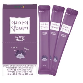 이지바이오메드 이지아이 엘더베리 1세트(총 15포), 15개, 10ml