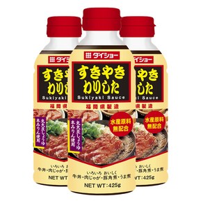 다이쇼 스키야키 국물소스, 3개, 425g