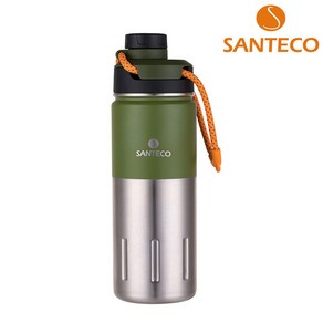 SANTECO 케이투 이중진공 보온보냉병, 모스그린, 500ml