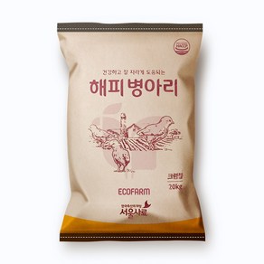 닭 병아리 가금류 포대 사료, 1개, 20kg