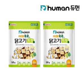 야채콕콕 닭고기트릿 2팩, 2개, 50g