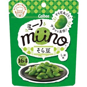 Calbee 가루비 miino 잠두콩 소금맛 28g 일본과자 일본스낵 일본간식, 1개