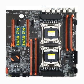 X99 마더 보드 LGA 2011-3 지원 듀얼 CPU DDR4 지원 8x32g 메모리 LGA 2011-3 Xeon E5 시리즈, 보여진 바와 같이, 하나