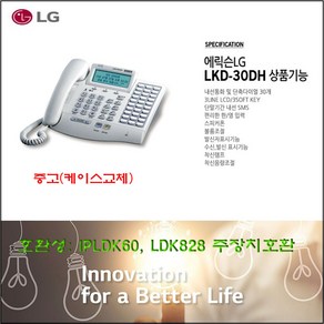 LKD-30DH 엘지 키폰 전화기 -케이스 교체