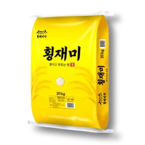 24년 햅쌀 횡재미 20kg, 단품, 단품