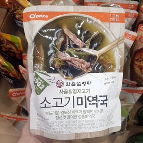 오프라이스 한촌설렁탕 소고기 미역국 500g