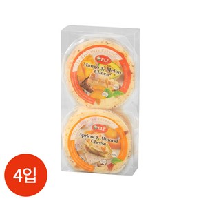 엘프 과일 치즈 멜론망고 살구아몬드, 없음, 4개, 125g