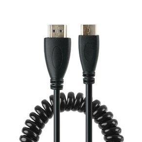 (COMS) HDMI-Mini HDMI 스프링 케이블/NA813 NA813, 1개