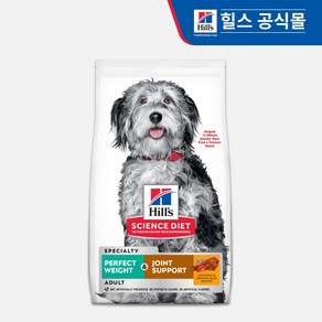 힐스 강아지사료 어덜트 퍼펙트 웨이트 + 조인트 서포트 치킨 1.58kg, 1개, 닭