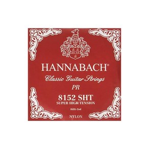 HANNABACH 실버 스페셜 E8152S HT Red H 2현, 1개