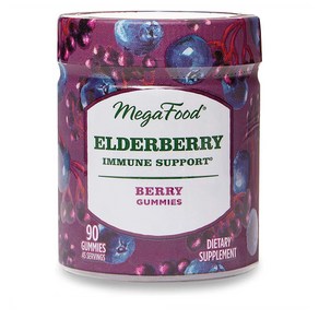 MegaFood Eldebey Immune Suppot 메가푸드 엘더베리 90구미, 1개