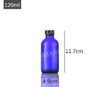 블루솔라 워터병 유리병 물병 500ml, P. 블루120ml+베이클라이트뚜껑, 1개