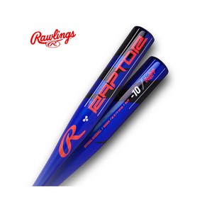 [RAWLINGS]롤링스 랩터 유소년 야구배트 -10 29인치 19온스/30인치 20온스 RUS5R10 반발력 우수/매장판, 1개, 블루/오렌지