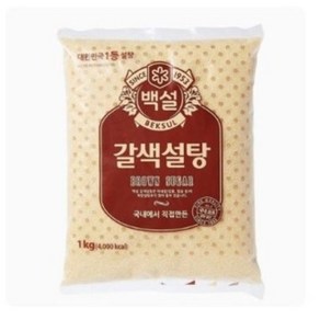 백설 갈색설탕, 1kg, 12개