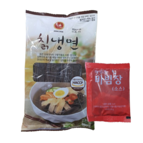 하우촌 비빔 칡냉면 2kg 10인분 + 양념 10개, 1개