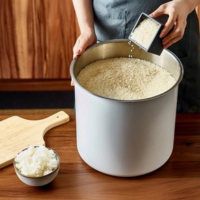대용량 무선 스텐 진공 밀폐쌀통 12.5L / 쌀 잡곡 사료 보관 용기, 1개