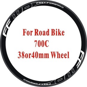 자전거 휠 장식 데칼 카본 휠셋 비닐 필름 윤곽 로드 바이크 스티커, 1개, 1. Fo 38o40mm wheel