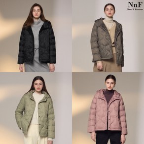 [KT알파쇼핑]NNF 24FW 여성 소로나 패딩 보아퍼 점퍼