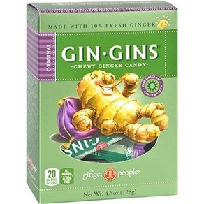 Ginge People Gingins Chewy Oig Box 4.5 Oz 진저피플 진저스 츄이 오리지널 박스 4.5온스, 127g, 1개